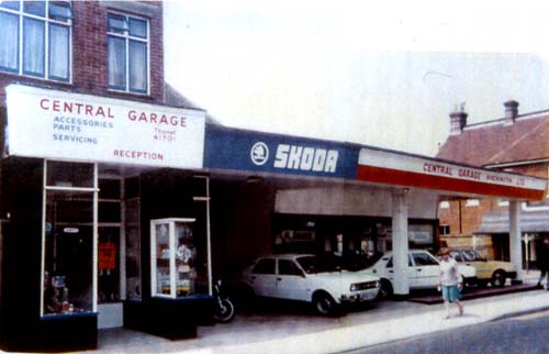 Nos 22-26 Central Garage 1982